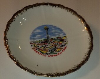 Seattle World's Fair Souvenir Plate