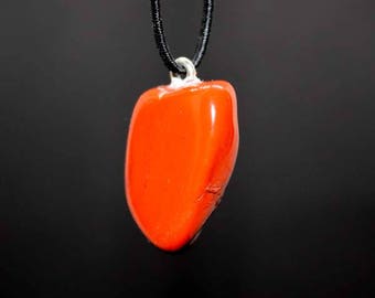 Pendant gemstone red Jasper