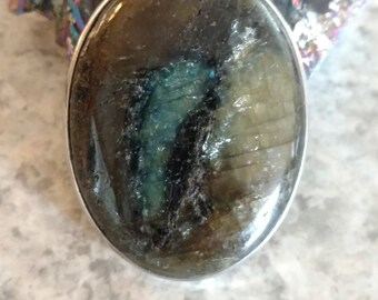 Beautiful Fiery Labradorite Necklace