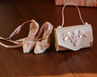 Decorative high heels for 16" Tonner Antoinette or similar feet Doll by April Seven