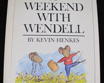 A Weekend With Wendell // 1986 Hardback // Children's Book instilling morals and character