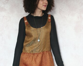 Indian Silk Ruffle top