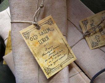30 ct. count Old Salem Linen Standard Cut The Primitive Hare cross stitch fabric