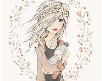 MOTHER'S LOVE - 11X14 fine art print