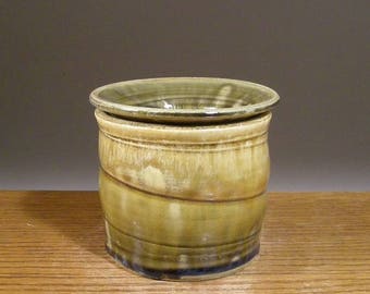 Stoneware Pottery , Dip Chiller , Cool Dip Pot , Serving Bowl , Vegetable Dip Pot , by Jon Whitney Pottery