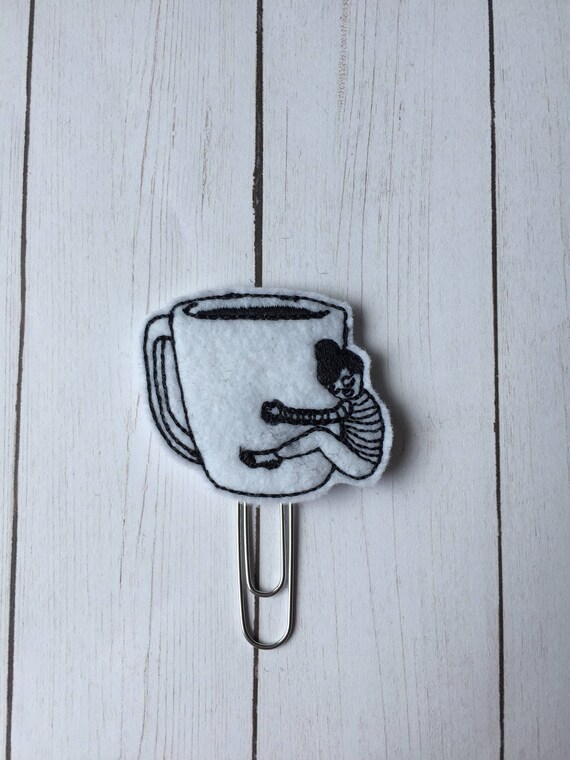 Coffee Girl Planner Clip/Planner Clip/Bookmark. Coffee Planner Clip. Coffee Girl. Love Coffee Planner Clip.