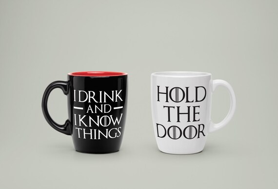 Game of Thrones Decals I Drink & I Know Things 4"-9"