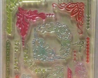 Heather Bailey Freshcut Stamps Decorative Corners Set