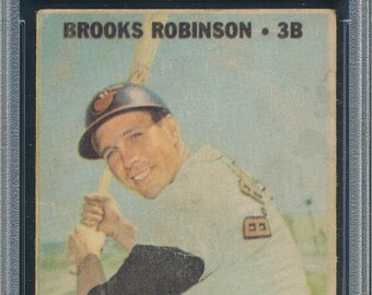 1967 Venezuela Topps Brooks Robinson #211 PSA 1