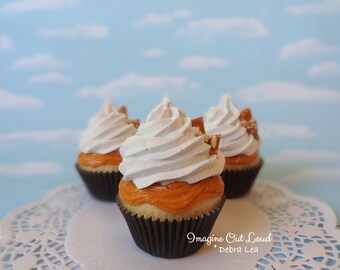 Fake Cupcake Caramel Brittle Butterscotch Toffee Faux Cake