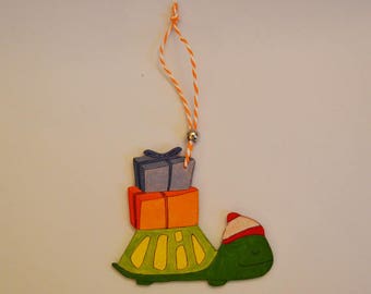 Christmas-tree decoration for turtle
