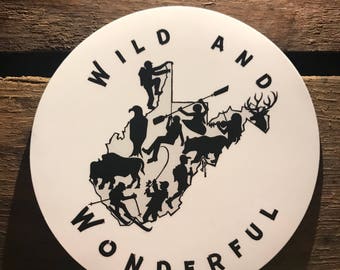 Wild and Wonderful WV Decal