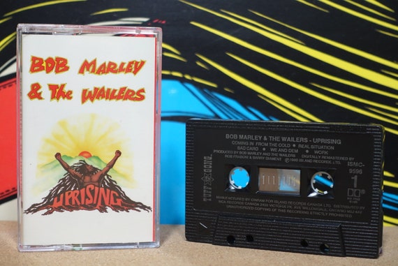 Uprising by Bob Marley & The Wailers Vintage Cassette Tape