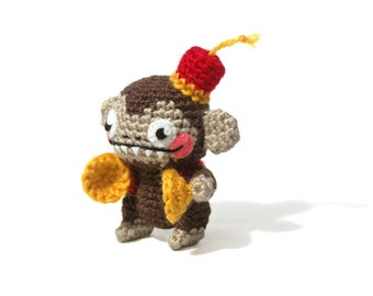 Wind Up Monkey - Amigurumi - crochet pattern