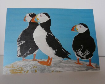 Greeting Cards Pack Puffins
