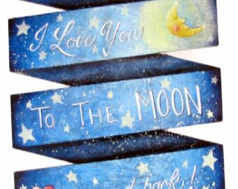 To the Moon Plaque E-Pattern