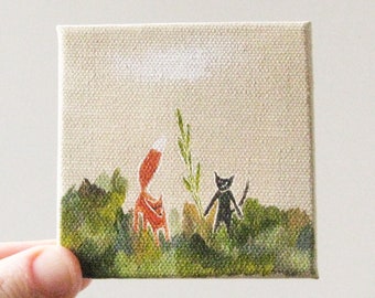 signs of spring / original painting on canvas