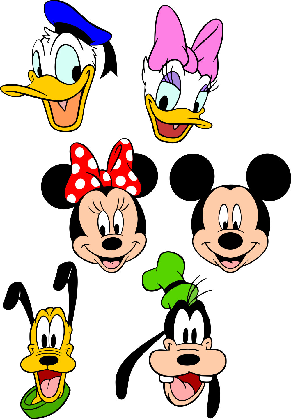 Mickey & Friends SVG file