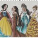 Large Size Disney Designer Princess Dolls Cross Stitch Pattern PDF (Pattern Only)