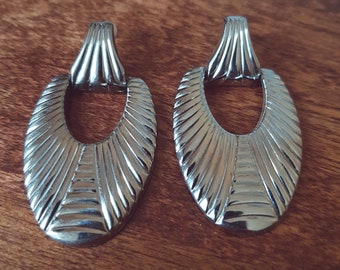 Vintage Door Knocker Earrings, 1970s-1980s