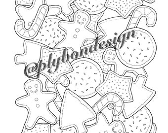cute decorated pomeranian adult coloring page digital stamp