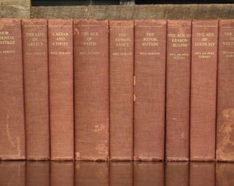 The Story of Civilization: Part I through IX (1 through 9) | Will, Ariel Durant (1954-1963, Simon and Schuster)