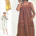 Vintage 80s Simplicity 7476 Sewing Pattern Misses Easy to Sew Float Dress sz XL Uncut