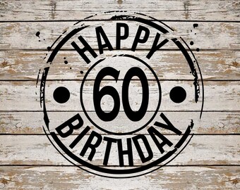 Download 60th birthday svg | Etsy