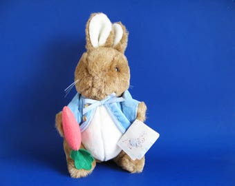 Vintage Peter Rabbit Stuffed Animal Toy by Eden Beatrix Potter 1980s Toys Kids Toys Bunny Rabbit Plush
