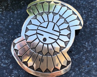 Sterling Bolo Slide | Indian Jewelry | Tribal Jewelry | Womens Bolo | Mens Tie Accessories |