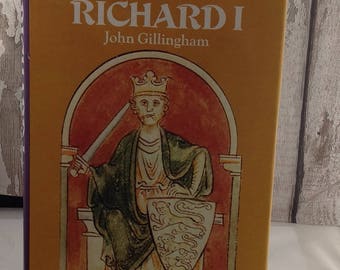 Vintage British History Book The Life and Times of Richard 1st, British History Book