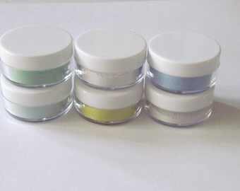Enamel kit - Starter Kit - set of 6 - Spring/Summer Colors - Enameling Torching Supplies - Thompson enamel - fire torching supplies