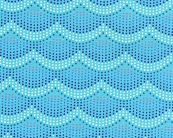 Michael Miller - Into the Deep Collection - Mermaid Scales in Aqua