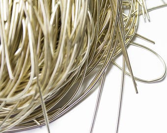 Smooth Gilded wire cannetille 1 mm x 1 meters