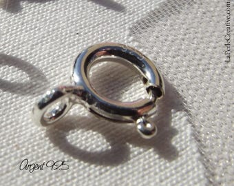 925 Sterling Silver Spring clasp