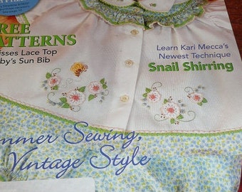 Sew Beautiful Magazine July/August 2007 Or Spring 1998 Issues You Choose