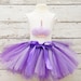 purple birthday outfit