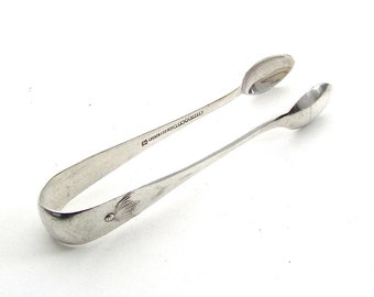 Vintage Sugar Tongs, Silver Plated, Mappin and Webb, Kitchenalia, EPNS Tableware
