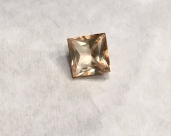 5mm Princess Cut Champagne Topaz