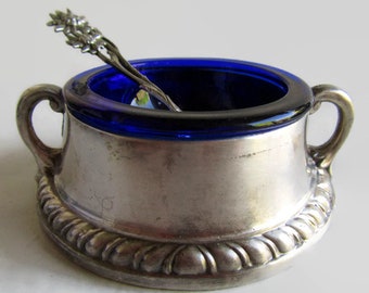 Weidlich Bros. Mfg. Co. Silver Plate Salt Cellar #63; Salt Dip, Salt Cellar, Weidlich Bros, Weidlich Brothers, Silver Plate Salt Cellar