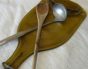 Recycled Glass Spoon Rest (Free Shipping)