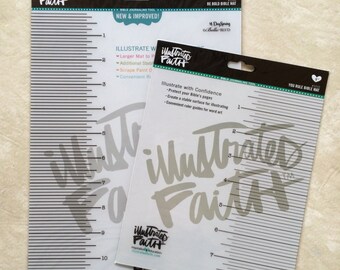 Bible Journaling Mat (You Rule or Be Bold ~ Your Choice) - by Illustrated Faith; Lettering Guide, Template, Stencil (Medium & Large)