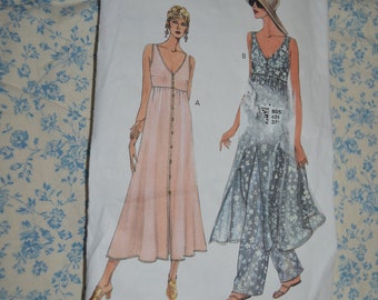 Vogue 8974 Misses Dress Tunic and Pants Sewing Pattern - UNCUT - Size 8 10 12