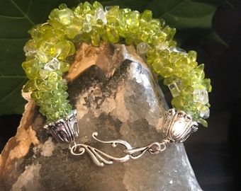 Peridot bracelet