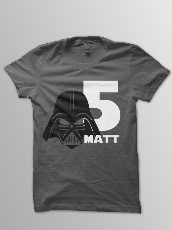 Star Wars Birthday Shirt Disney shirt kids Darth Vader shirt