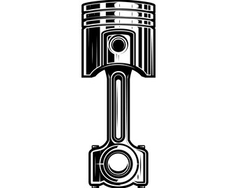 Piston SVG, Auto mechanic SVG, Engine svg, Garage svg, Silhouette, SVG, Graphics,Illustration,Logo,Digital