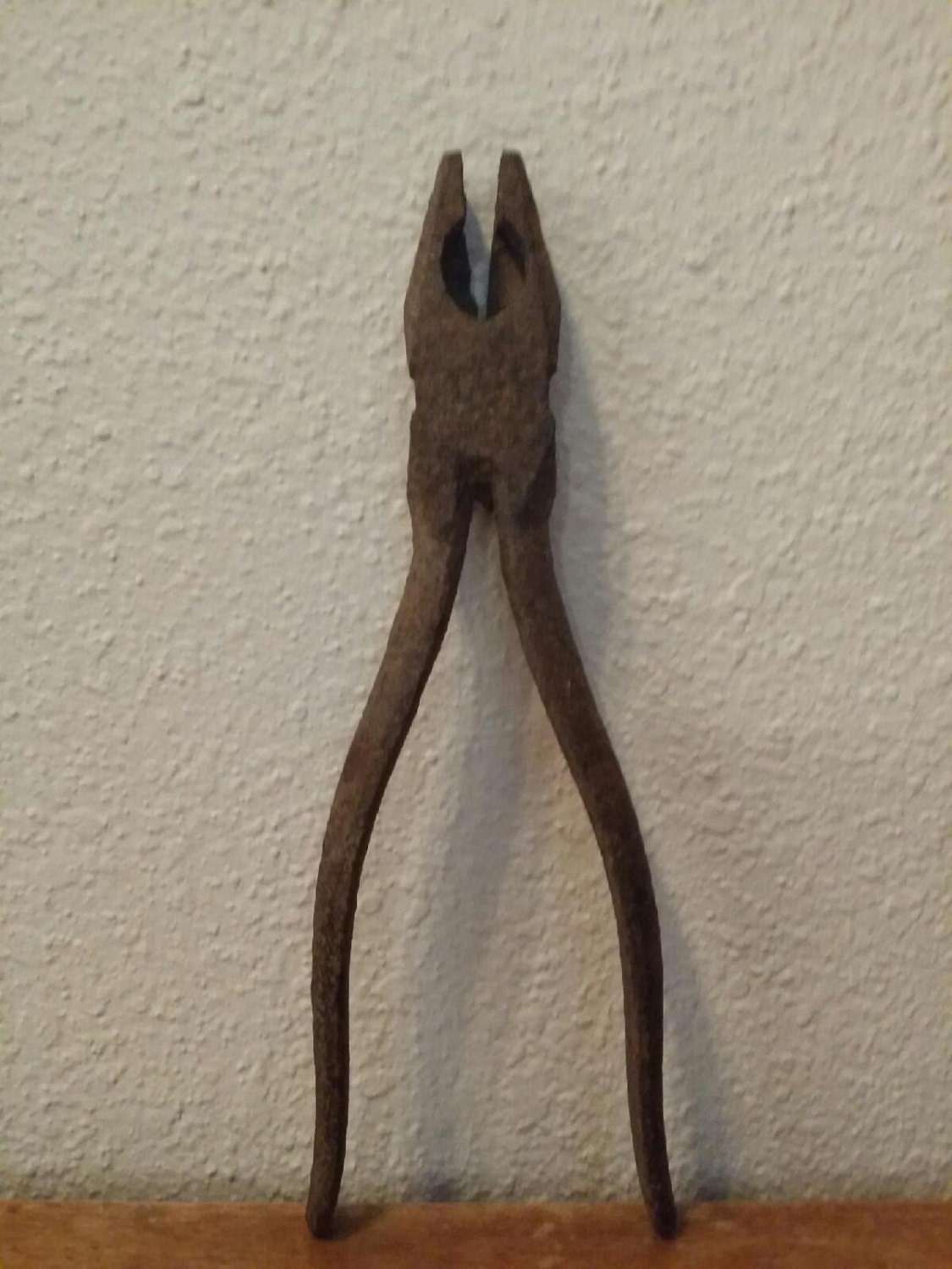 Antique Needle Nose Pliers Rusty Primitive Hand Tool Farmhouse Rustic