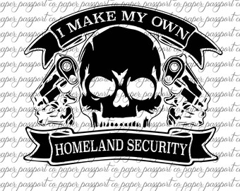 2nd Amendment Homeland Security SVG