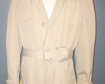 Vintage London Fog Trench Coat Size 40R