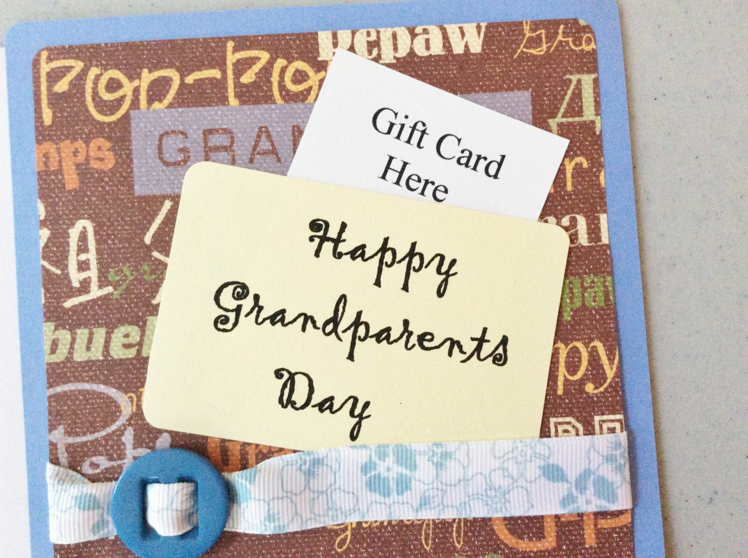 Download Handmade Happy Grandparents Day Greeting Card for Grandpa